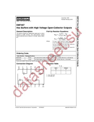 DM7407N datasheet  